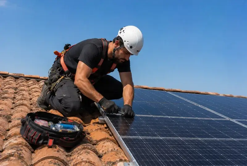 Maintenance et monitoring de panneaux solaires à Py